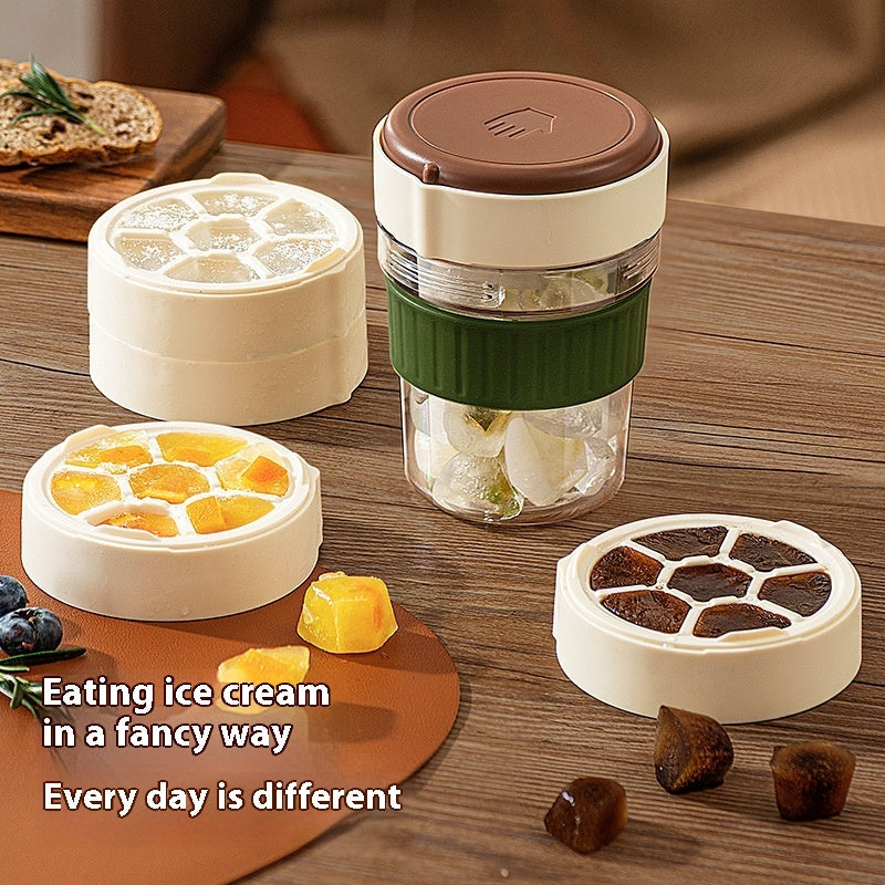Cold Cup Portable Coffee With Ice Tray