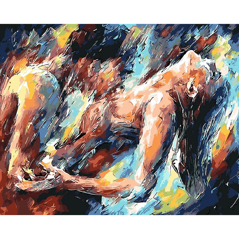 Digital Oil Painting Decorative Frameless