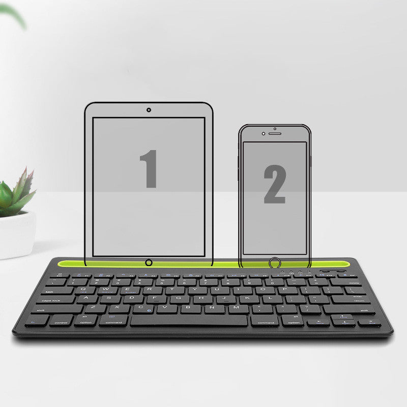Mobile Phone Desktop Computer Charging Wireless Bluetooth Keyboard