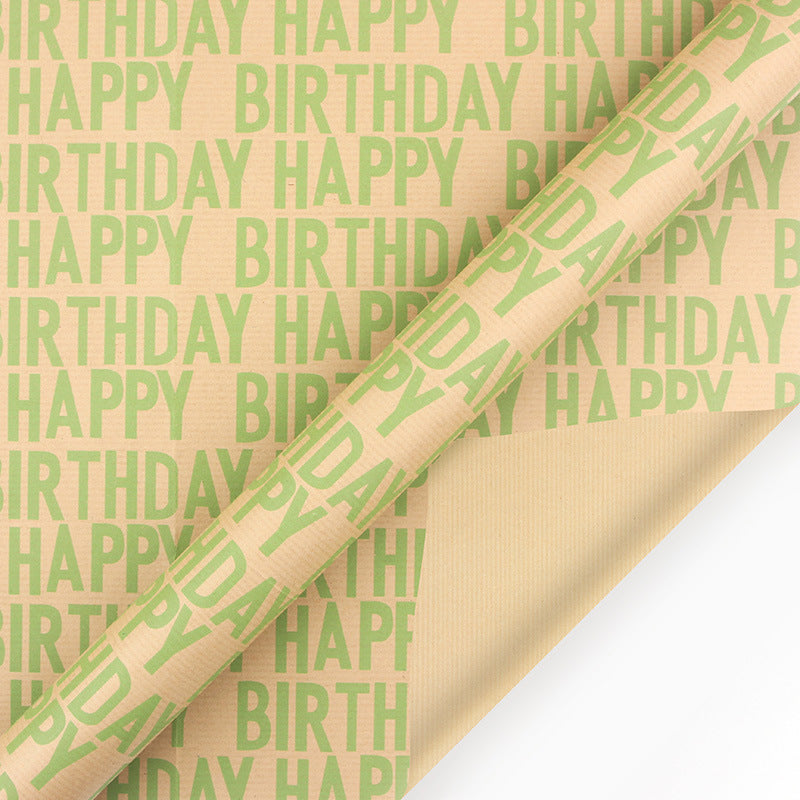 Antique Kraft Gift Wrapping Paper Gift Box Wrapping Paper