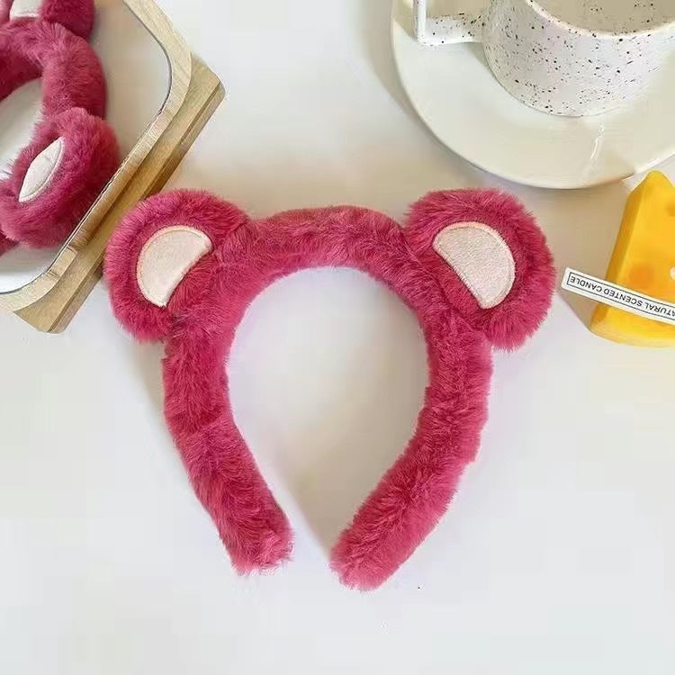 Cute Face Wash Hair Bands Female Cartoon Headwear Hair Band Headband Apply