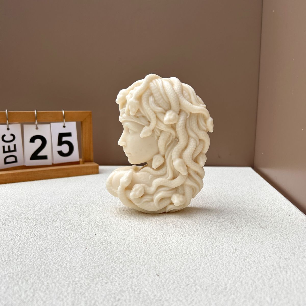 Half Face Medusa Candle Silicone Mold