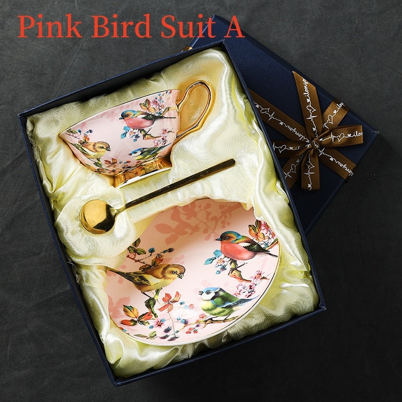 European Bone China Coffee Cup Suit