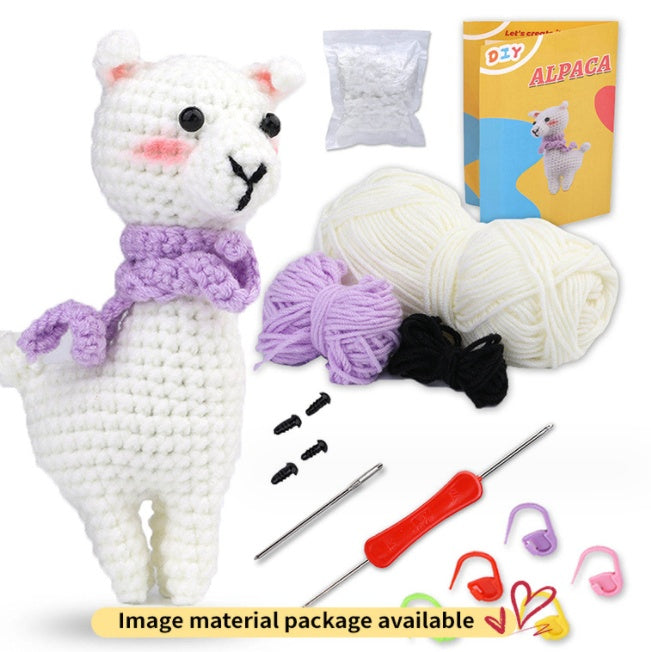 Crochet Material Package Woven Wool Ball Handmade Doll Diy Knitted Crochet Material Package