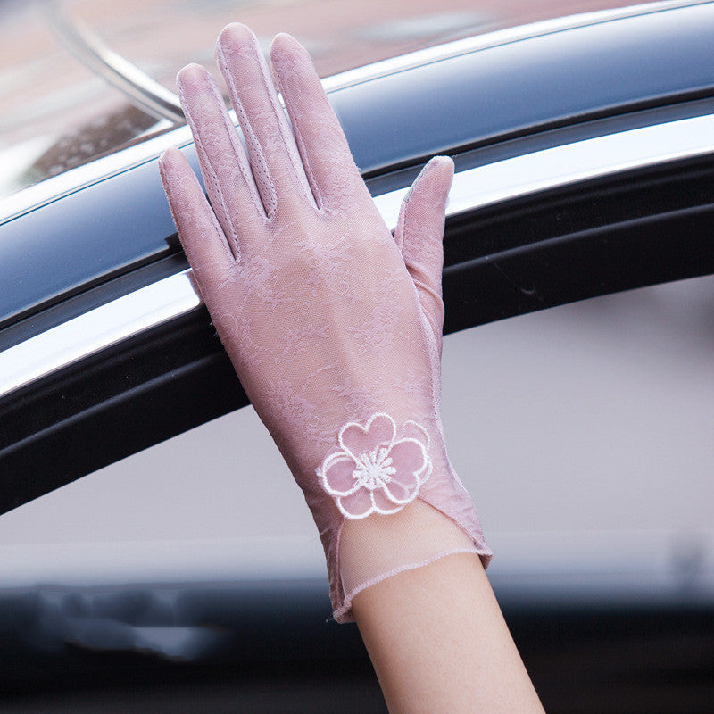 Gloves Female UV Protection Ice Silk Gloves