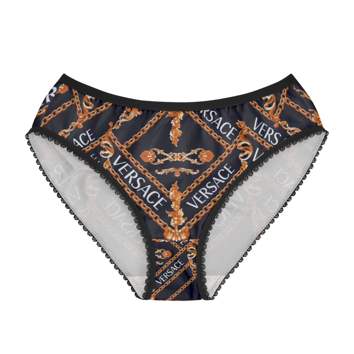 Luxury Women's Briefs - Stylish Chain Design Underwear