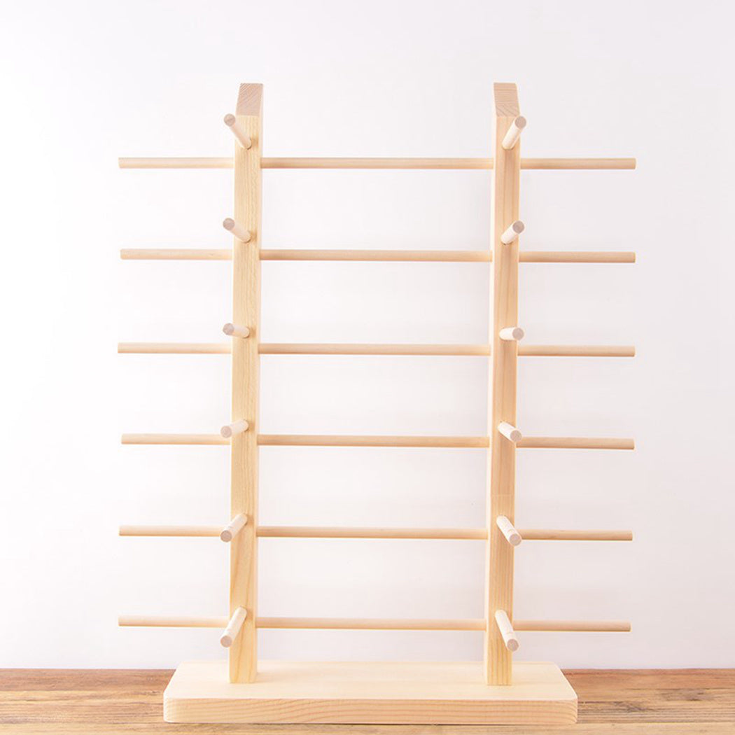 Glasses Display Stand Jewellery Wood