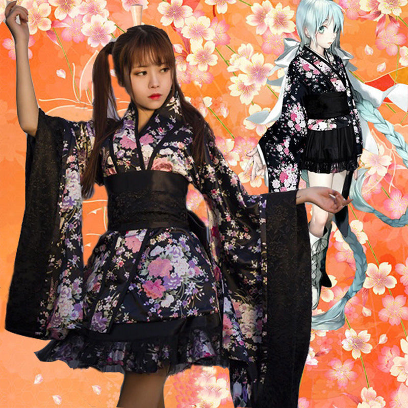 Cross-Border Japanese Hell Girl Yan Moai Cosplay Costume Female Anime