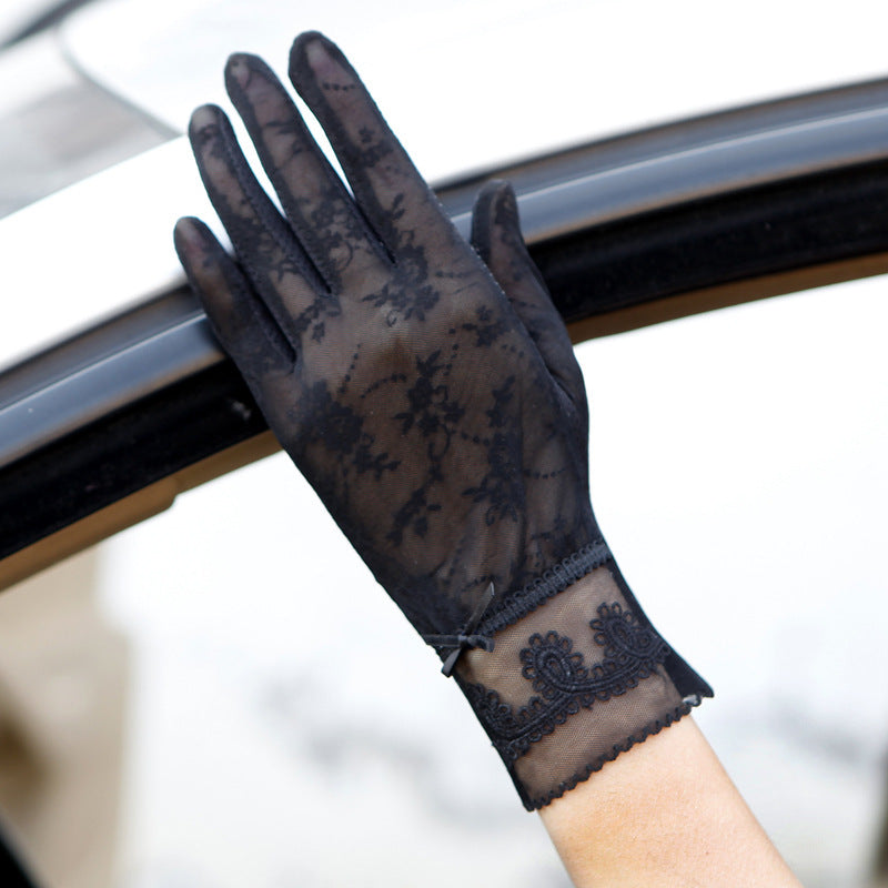Gloves Female UV Protection Ice Silk Gloves