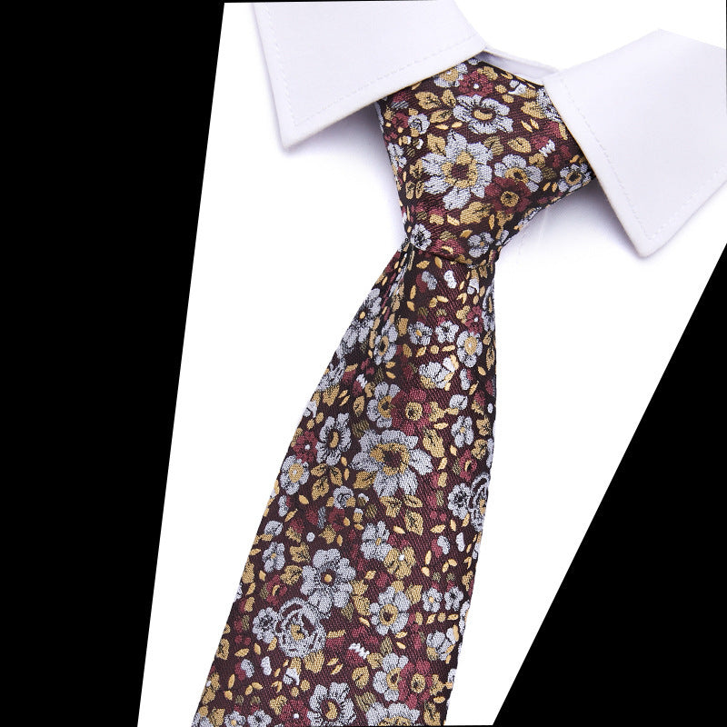 Men's Business Tie Wear Professional Suit Polyester Yarn