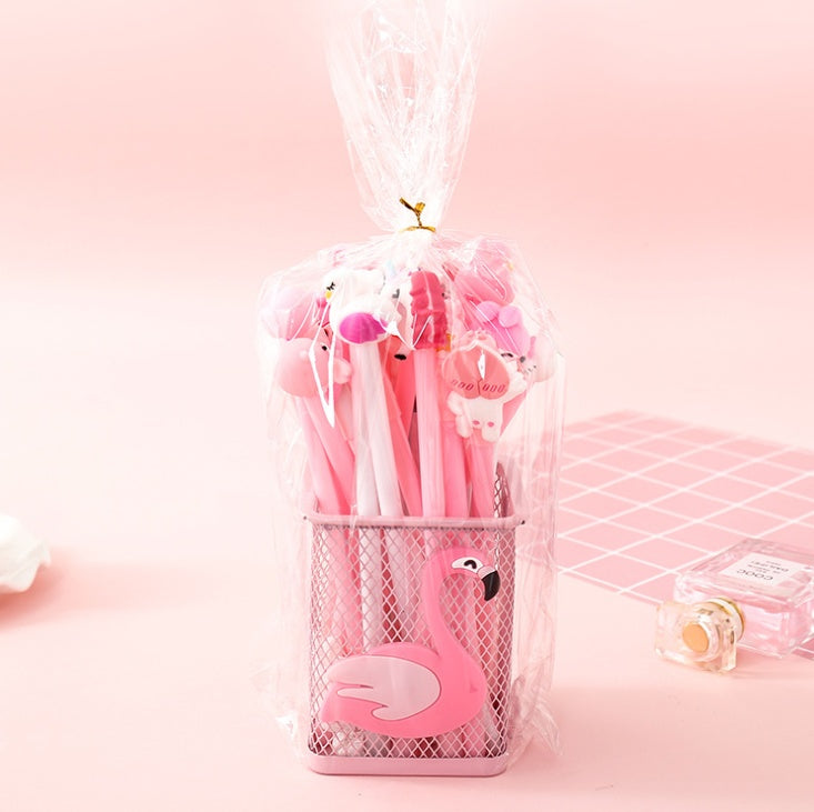 Korean Girl Heart Stationery Gift Bag Set Creative Boys And Girls Cartoon Gel Pen Prize