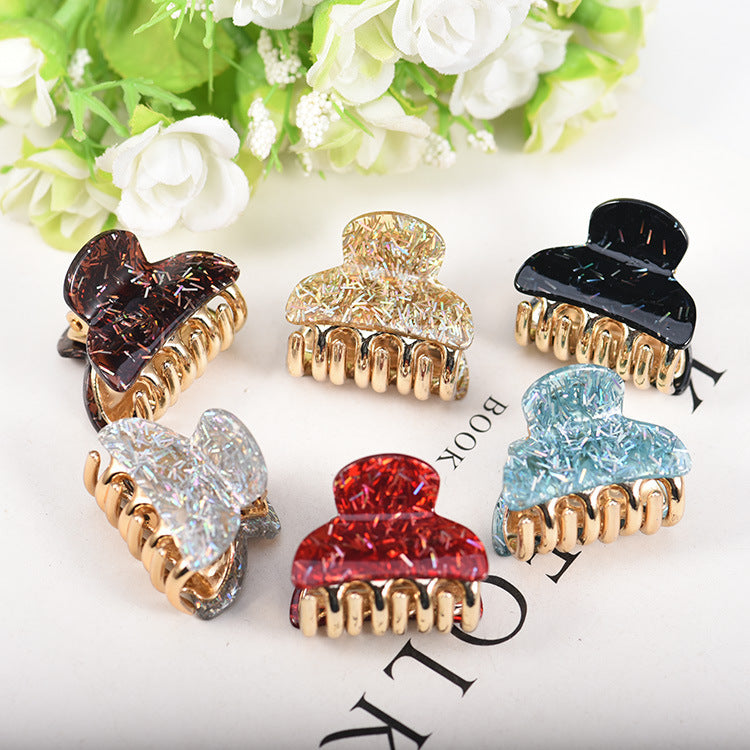 Acrylic Hair Clips Women's Ponytail Hair Catching Bath Tray Hair Clips