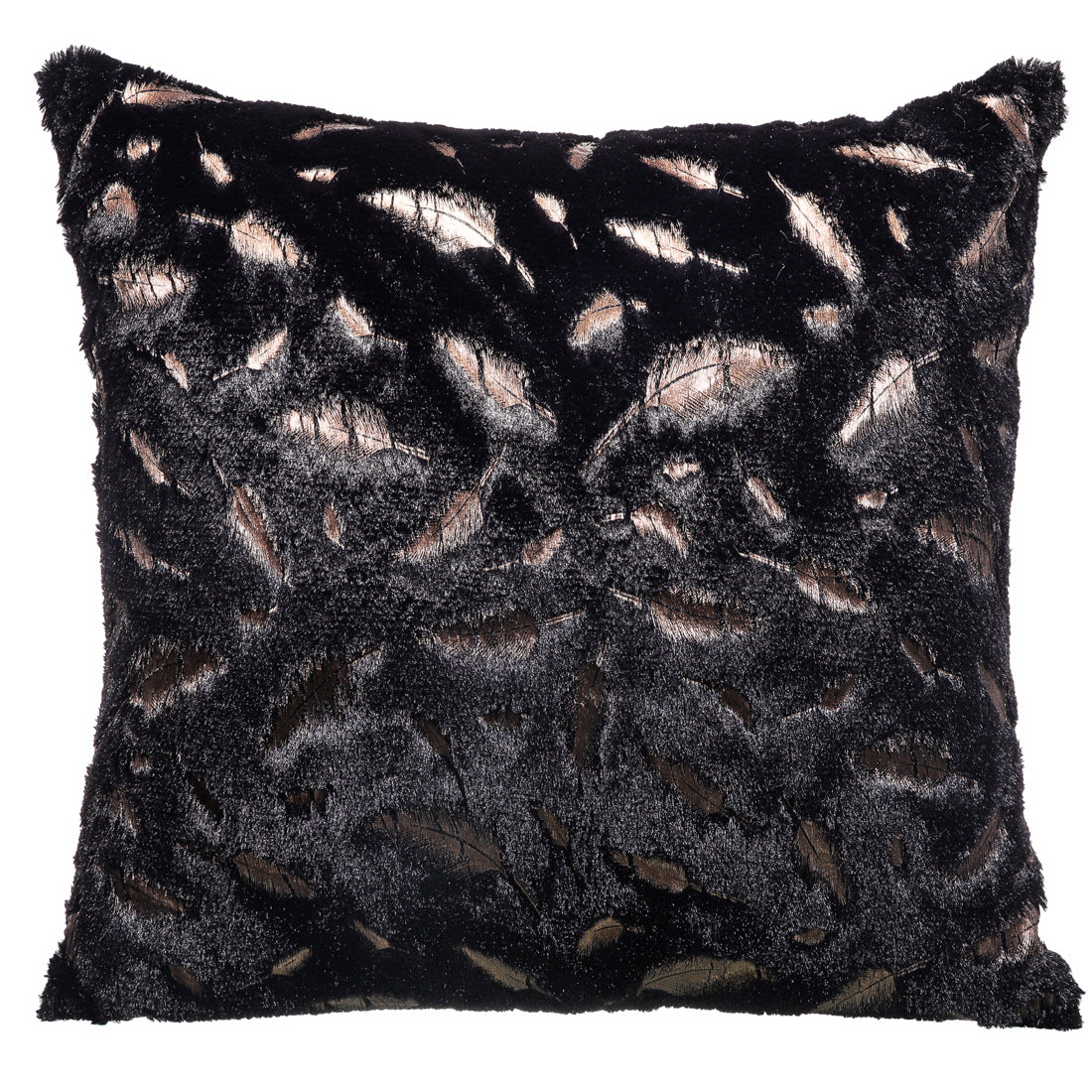 Bronzing Feather Pillowcase Imitation Feather Solid Color Pillowcase