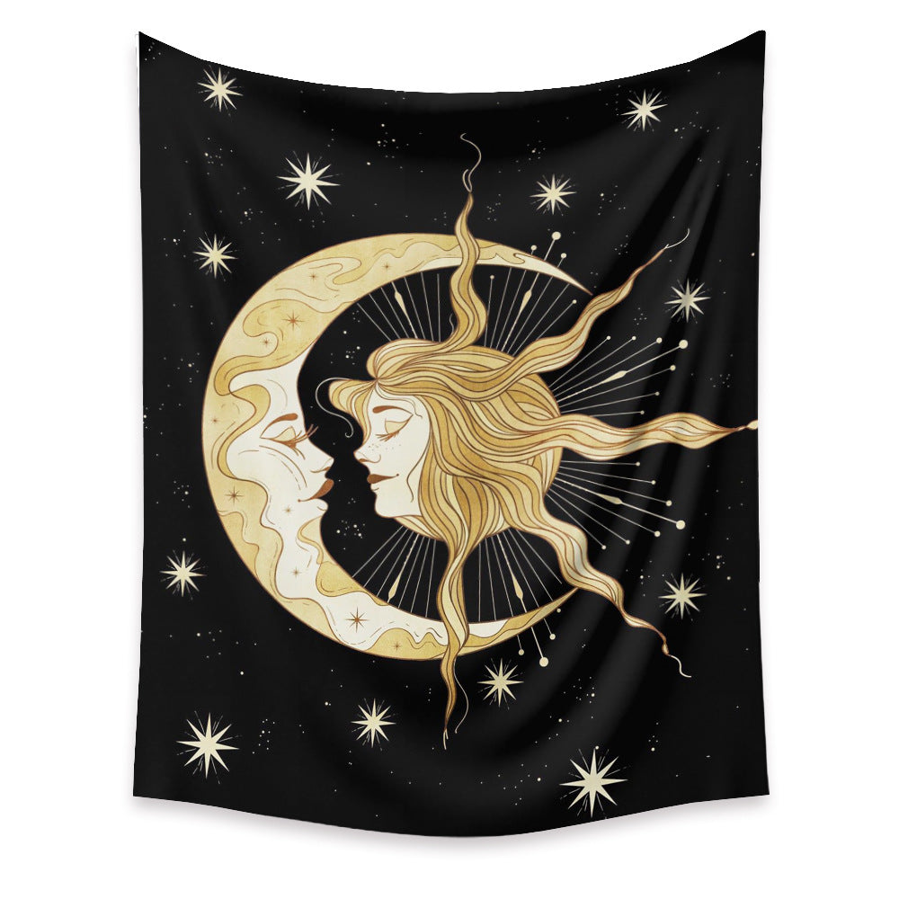 Moon Tapestry Home Decor Background Cloth Wall Hanging Tapestry