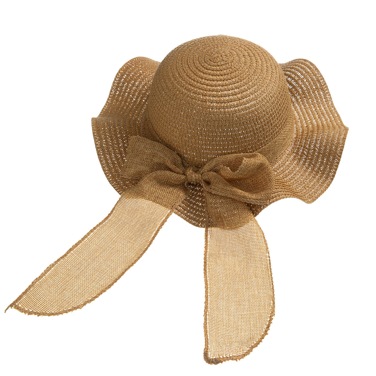 Ladies Fashion Sun Hat Foldable Straw Hat