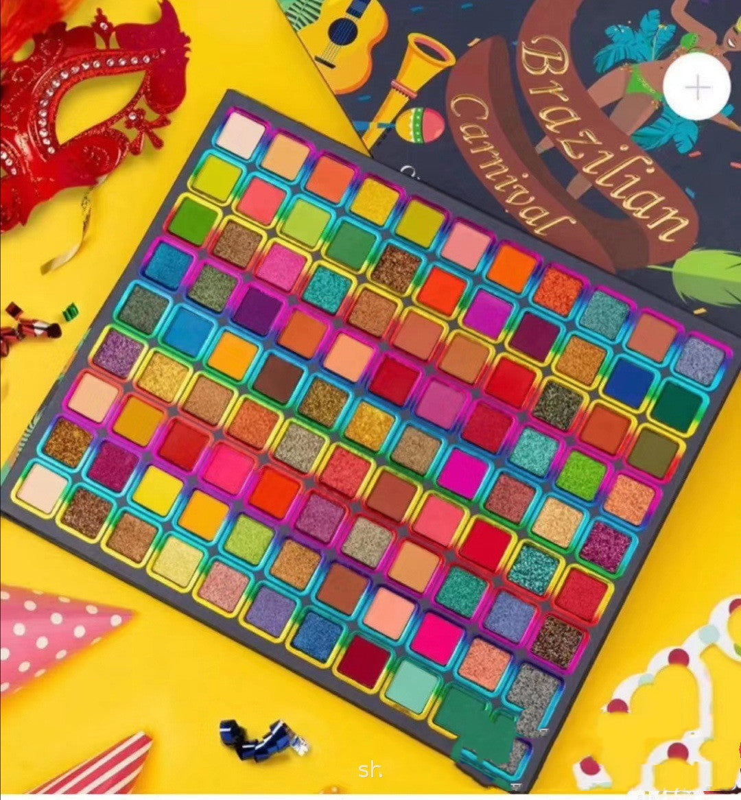 New Cross-Border 99-Color Multi-Color Eyeshadow Palette Factory Direct Sale Spot,Customized