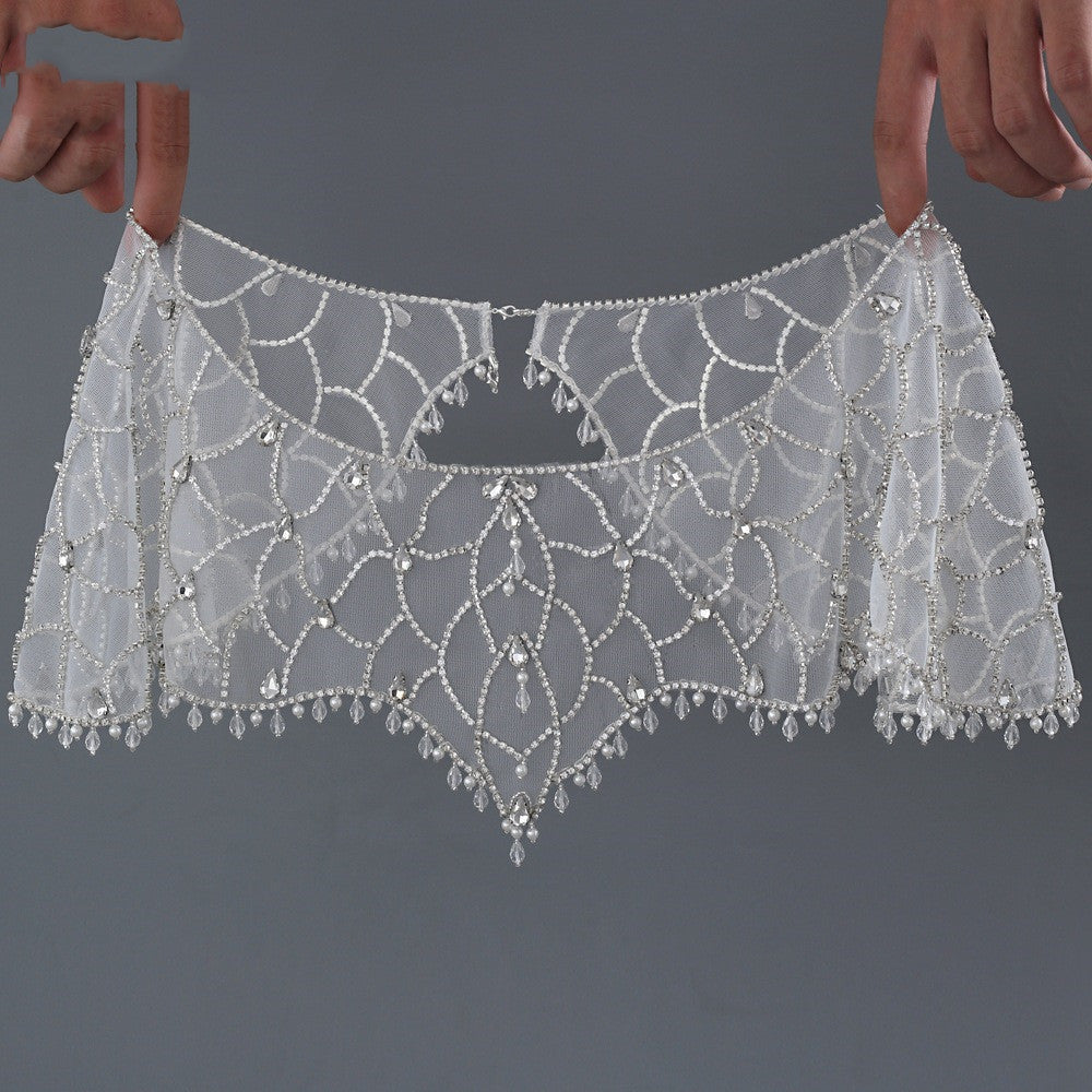 Tulle Rhinestone Shawl