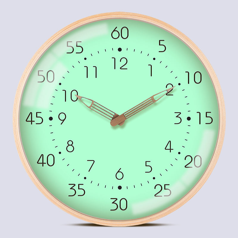 Children''s Learning Schedule Student''s Bedside Solid Wood Wall