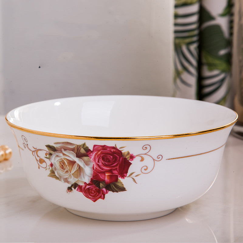 Household Japanese Bone China Ceramic Bowl