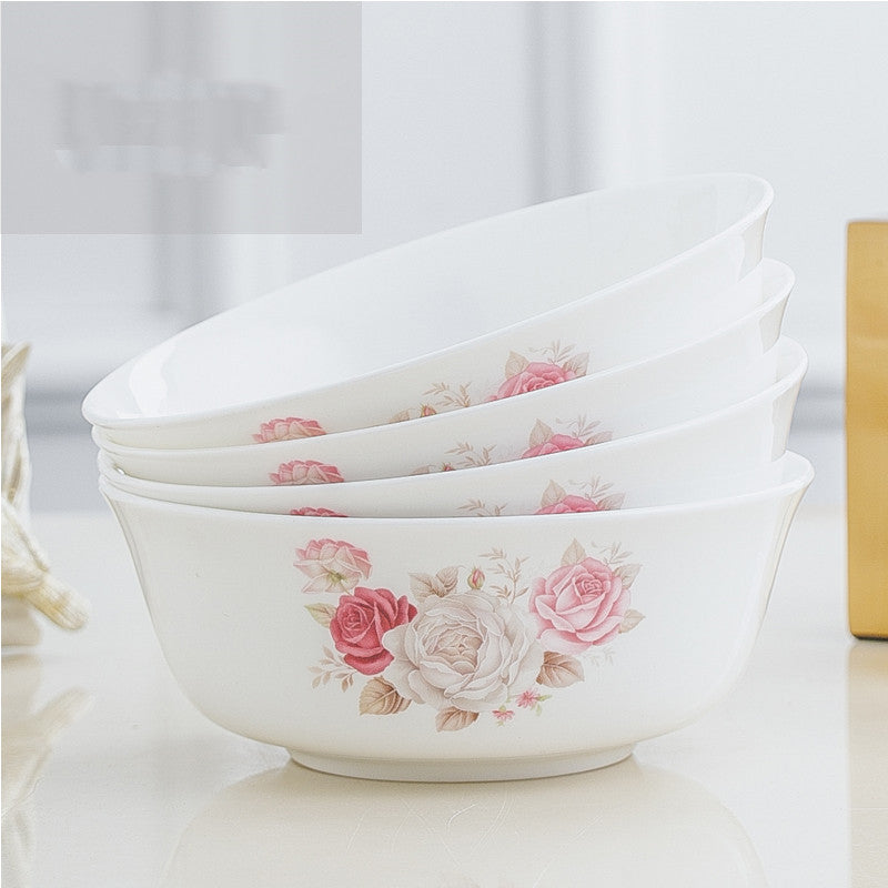 Household Japanese Bone China Ceramic Bowl
