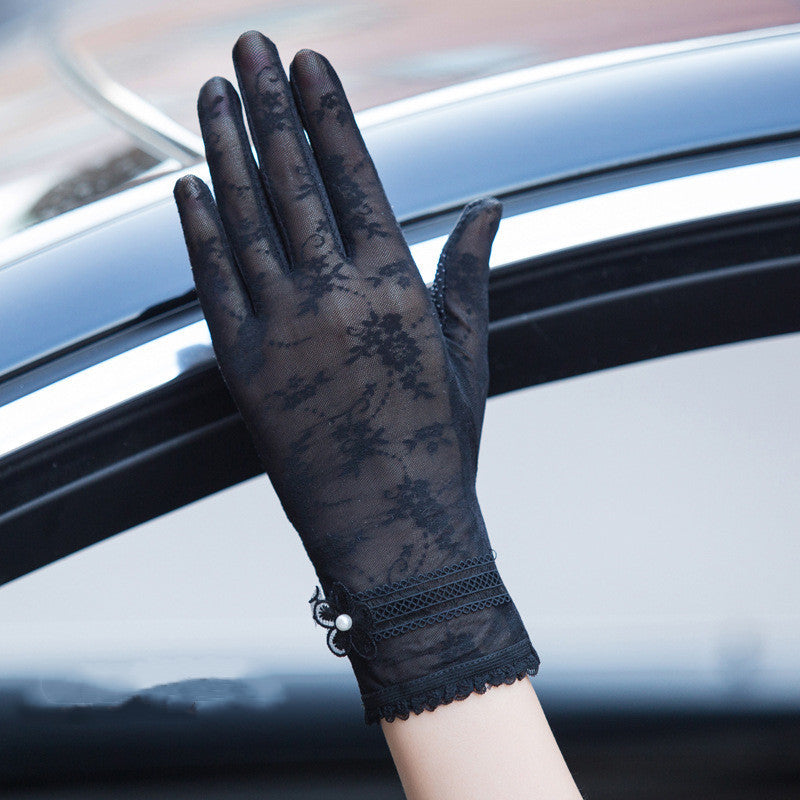 Gloves Female UV Protection Ice Silk Gloves