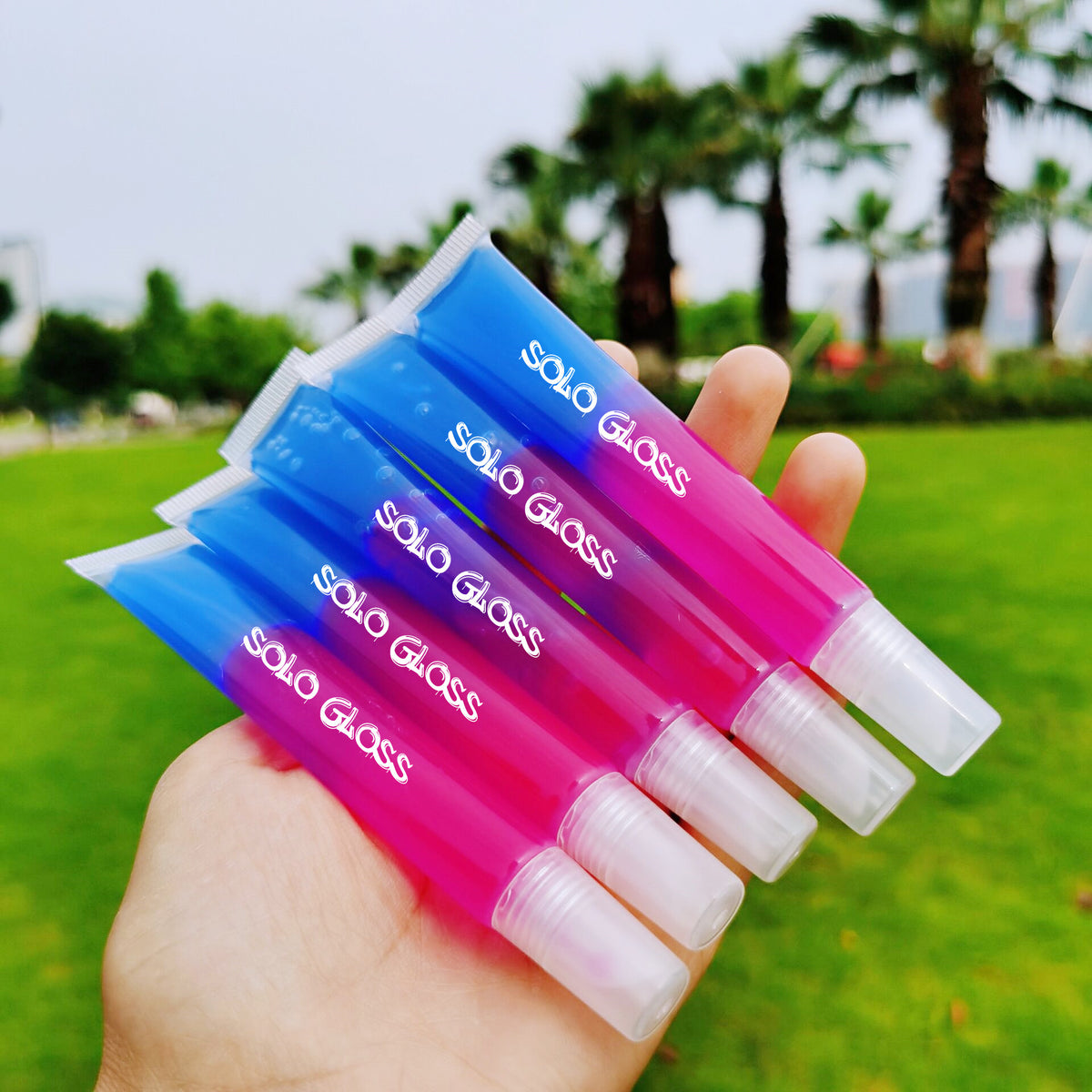 Children's Stage Makeup Cosmetics Transparent Tube Lip Glaze