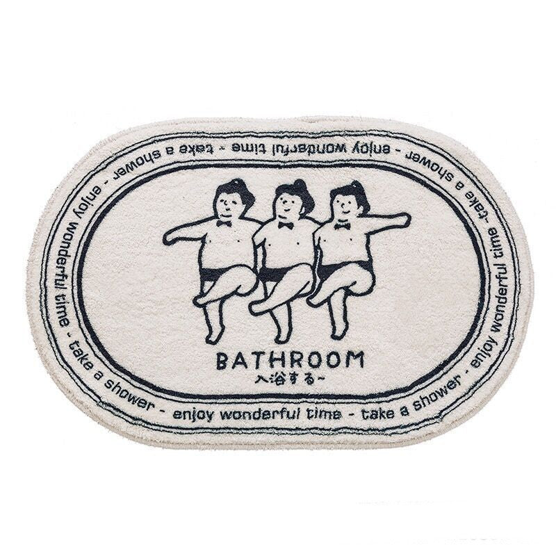 Bathroom Fashion Absorbent Non-Slip Floor Mat