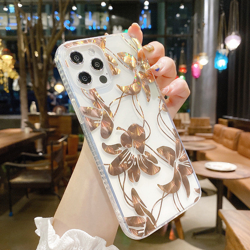 Electroplating Printing Creative Silicone Phone Case