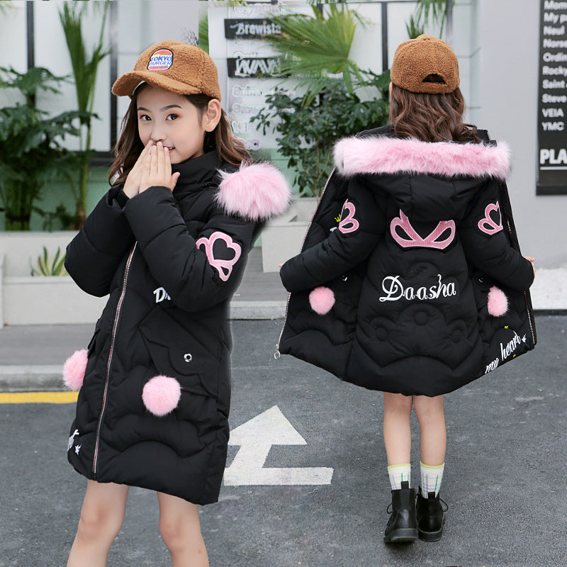 Girls' Cotton-Padded Jackets