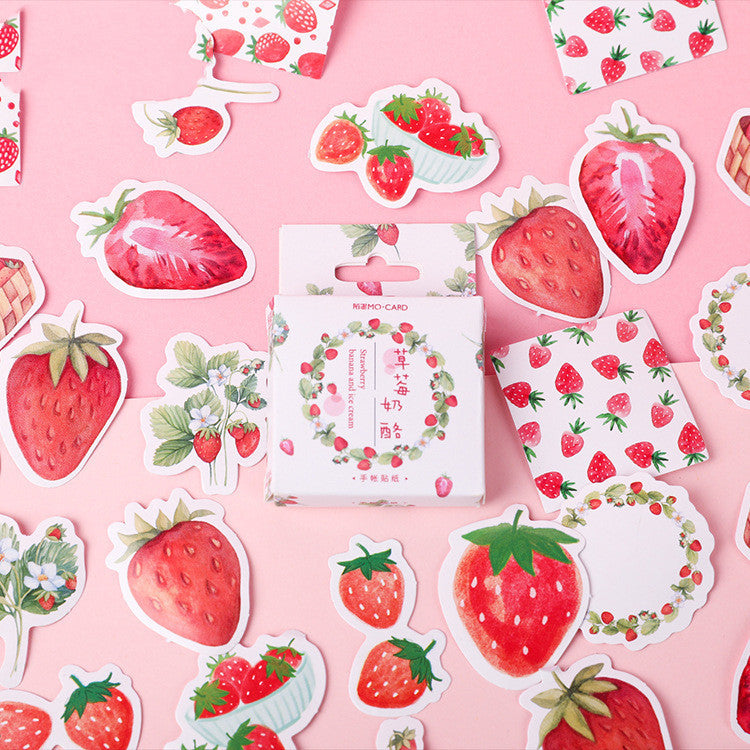 45 Pieces of Strawberry Cheese