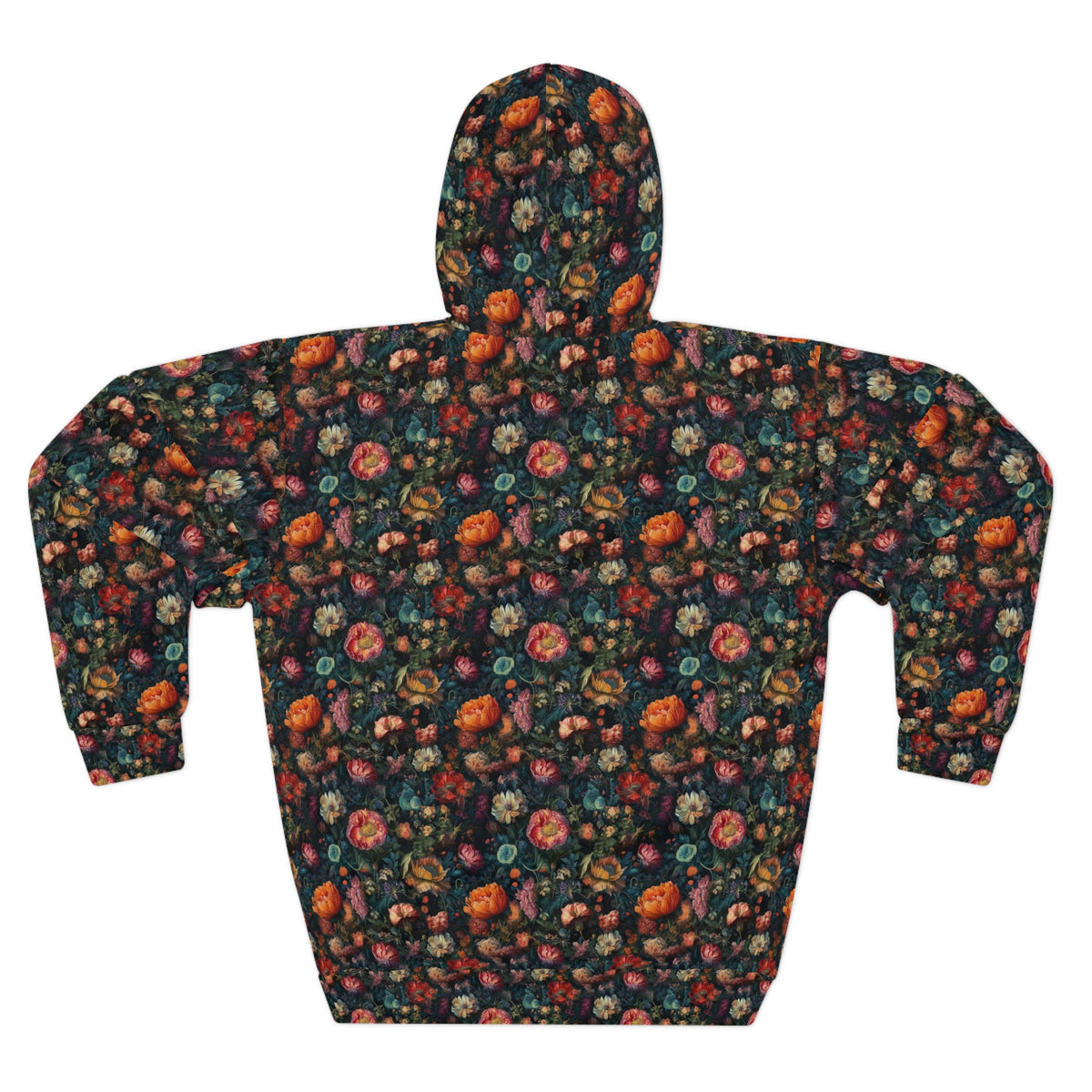 Cozy Floral Print Hoodie for Nature Lovers
