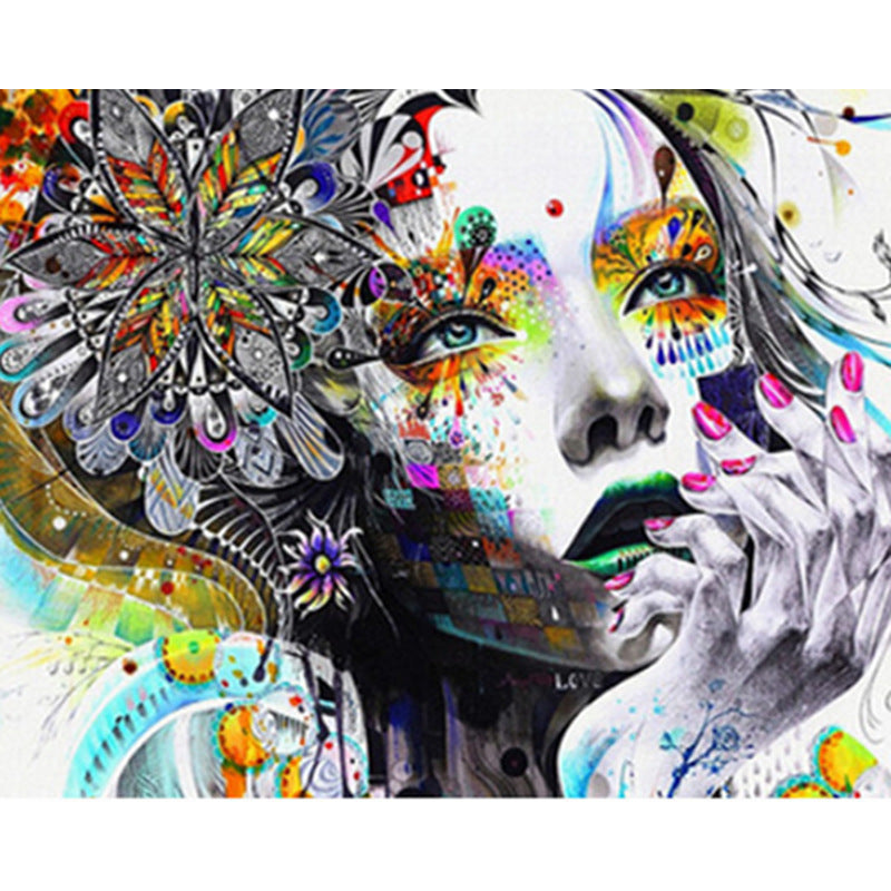 Digital Oil Painting Decorative Frameless