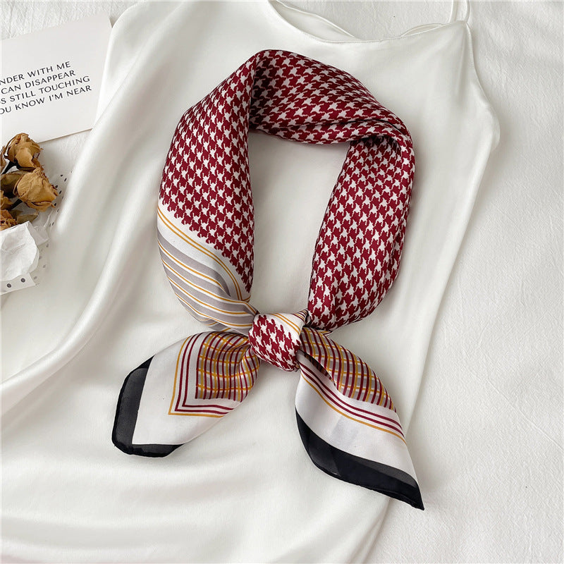 Luxury Wind Square 70cm Thin AutumnWinter Scarf