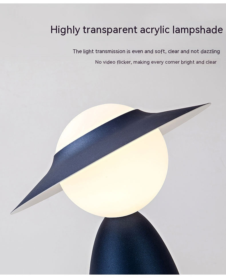 European Creative Charging Metal USB Table Lamp