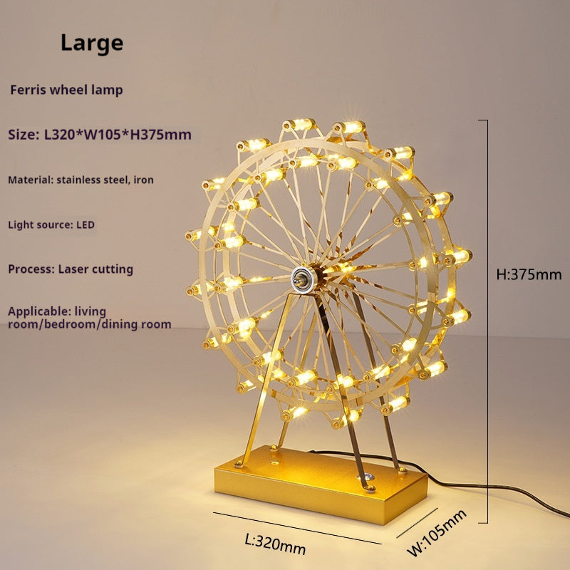 Ferris Wheel Table Lamp Bedside Lamp Bedroom Atmospheric Decorative Lamp