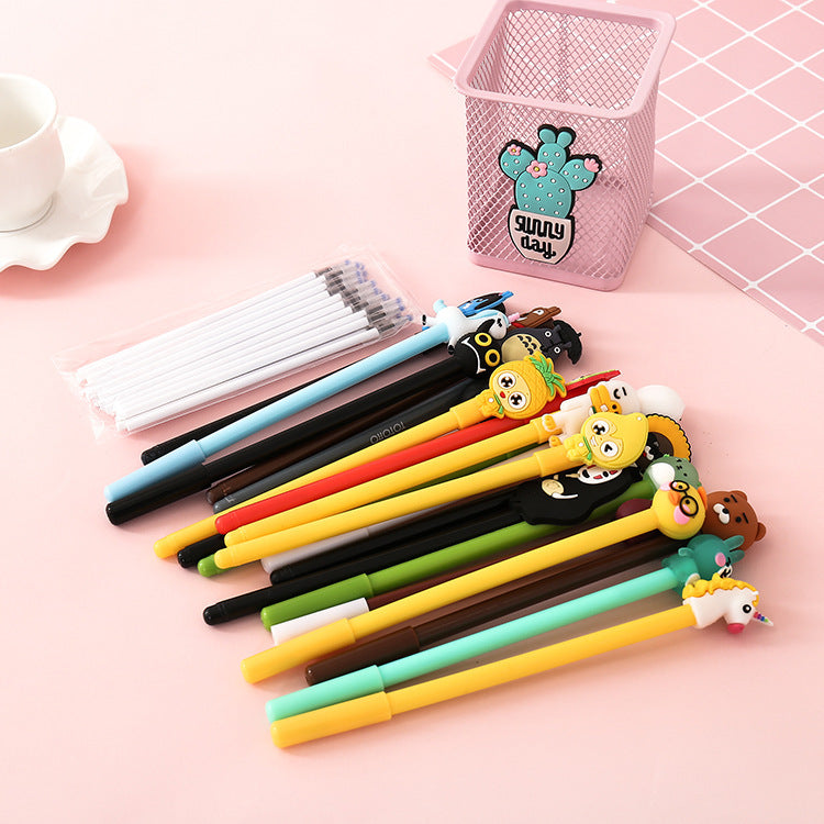 Korean Girl Heart Stationery Gift Bag Set Creative Boys And Girls Cartoon Gel Pen Prize