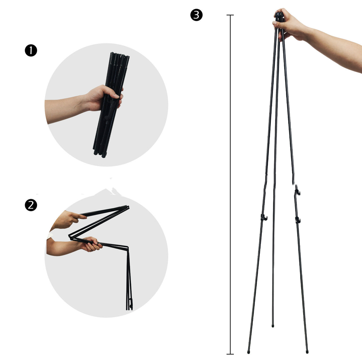 63Inch Foldable Easel Portable