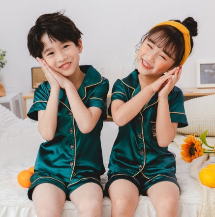 Artificial Silk Children's Pajamas