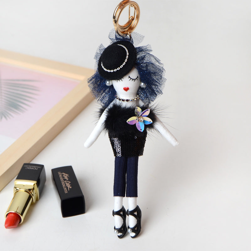 Fur Accessories Female Lady Mink Hair Pendant