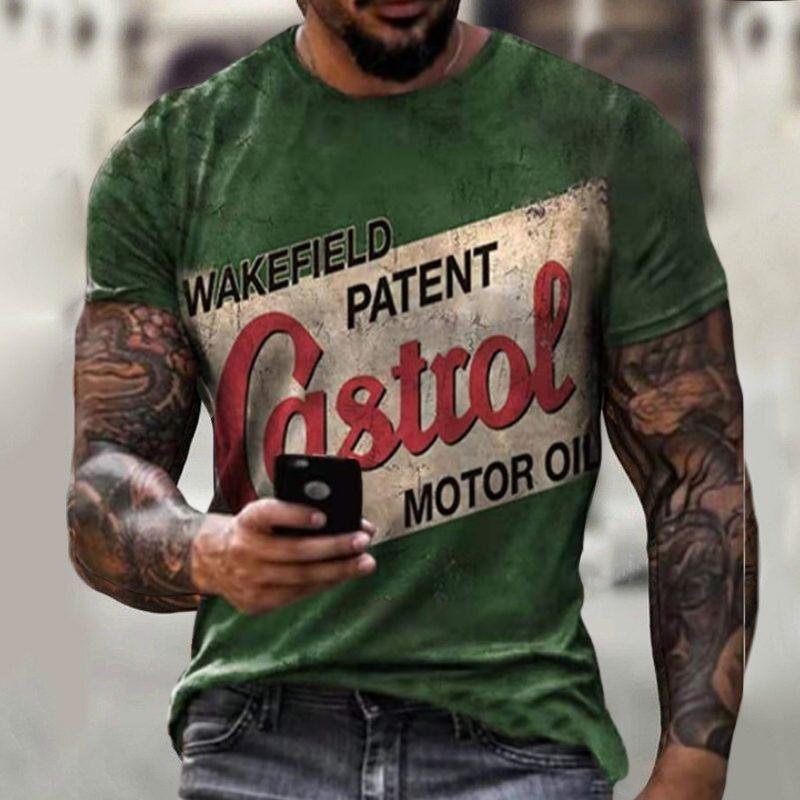 3D Digital Printing T-Shirt Short-Sleeved T-Shirt Top