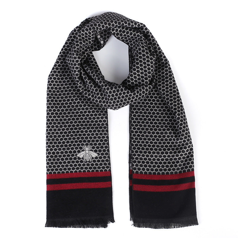 Fashion Luxury Cotton Mens Shawl