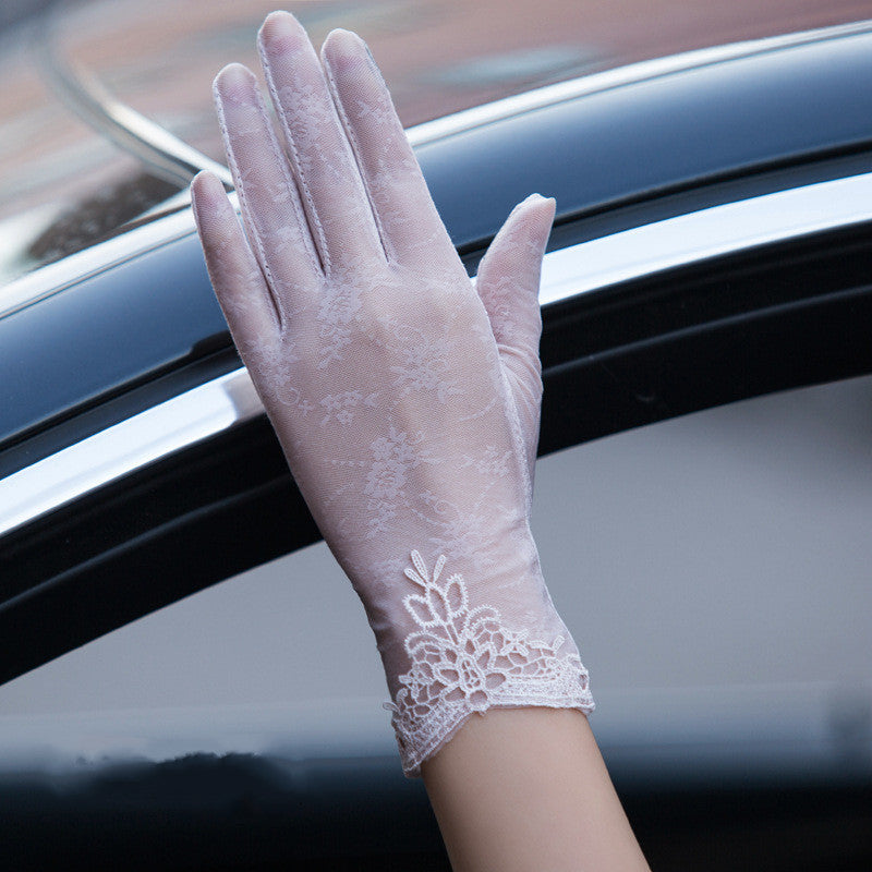 Gloves Female UV Protection Ice Silk Gloves