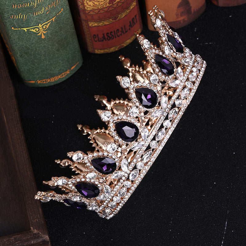 Fashion Alloy Color Crystal Bridal Crown