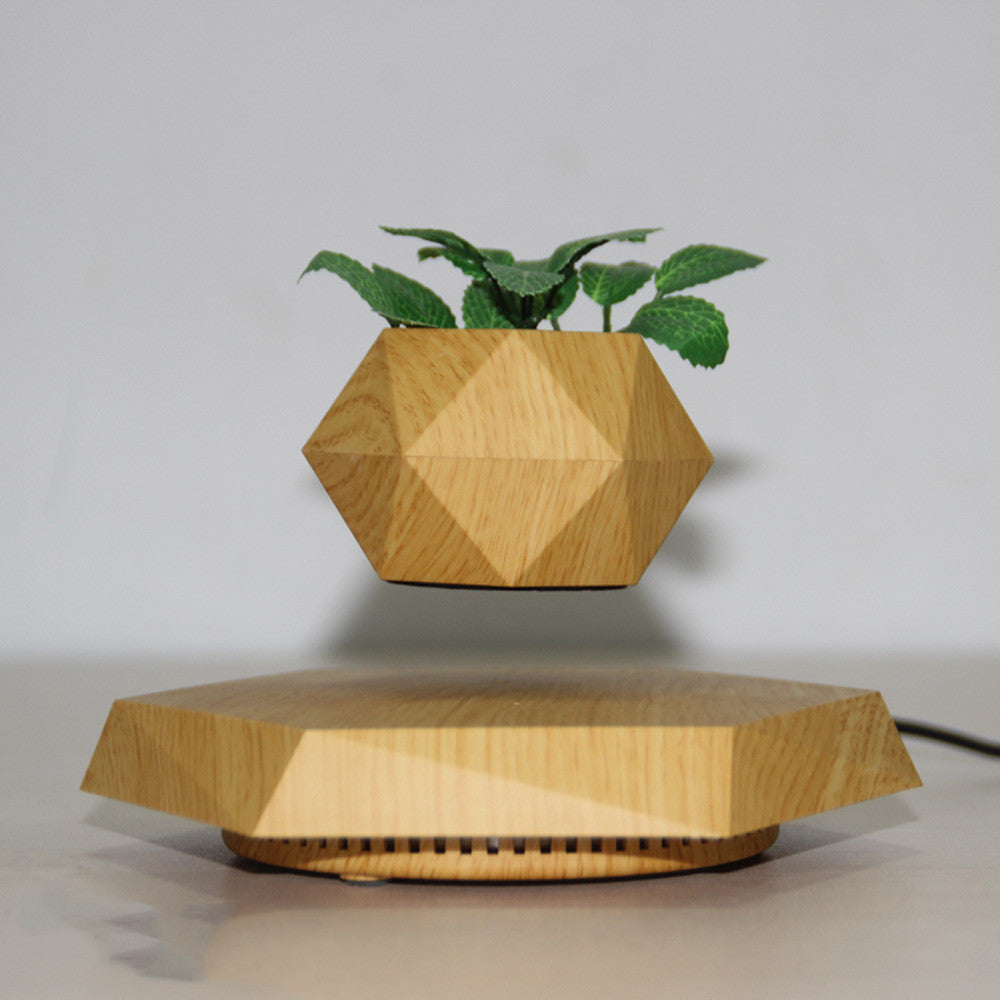 Hexagon Wood Grain Pot