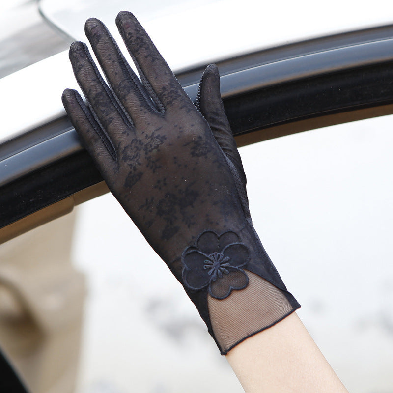 Gloves Female UV Protection Ice Silk Gloves