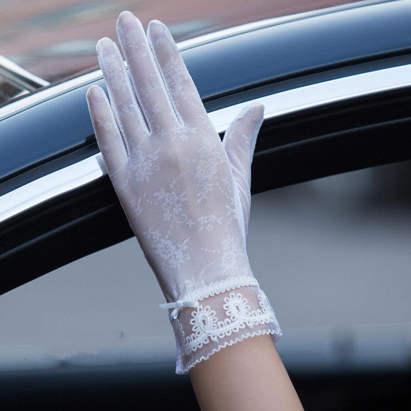 Gloves Female UV Protection Ice Silk Gloves