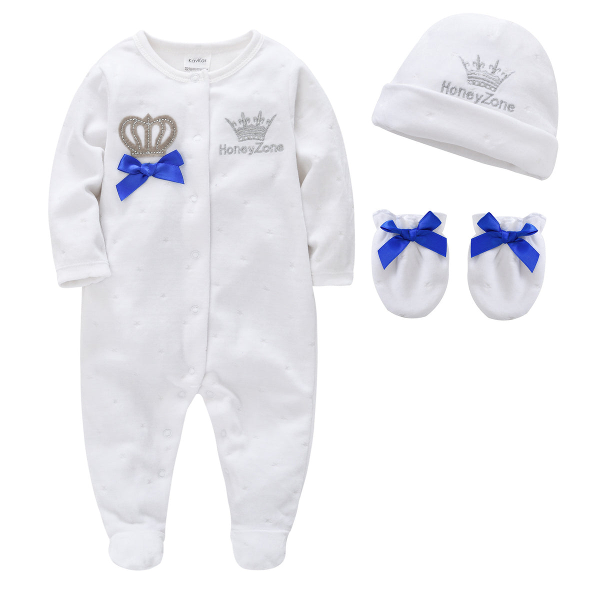 New Baby Velvet Romper