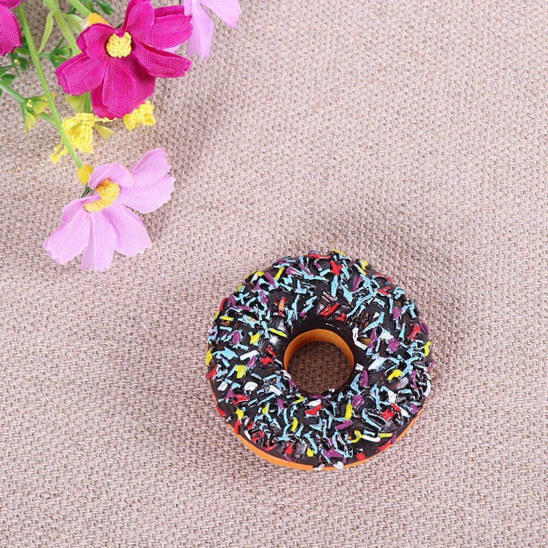 Donut Refrigerator Magnet Food Bread Simulation Three-Dimensional Magnet Magnetic Creative Refrigerator Magnet