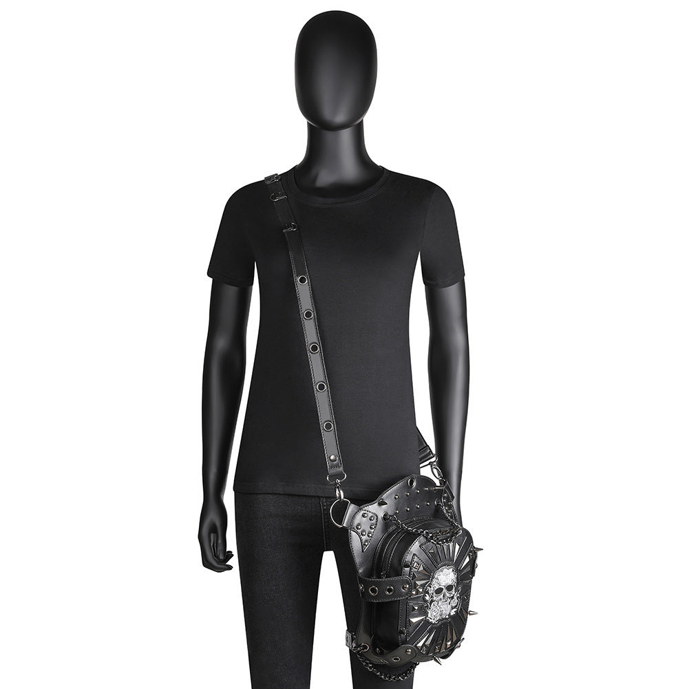 Punk Multifunctional One Shoulder Crossbody Skull