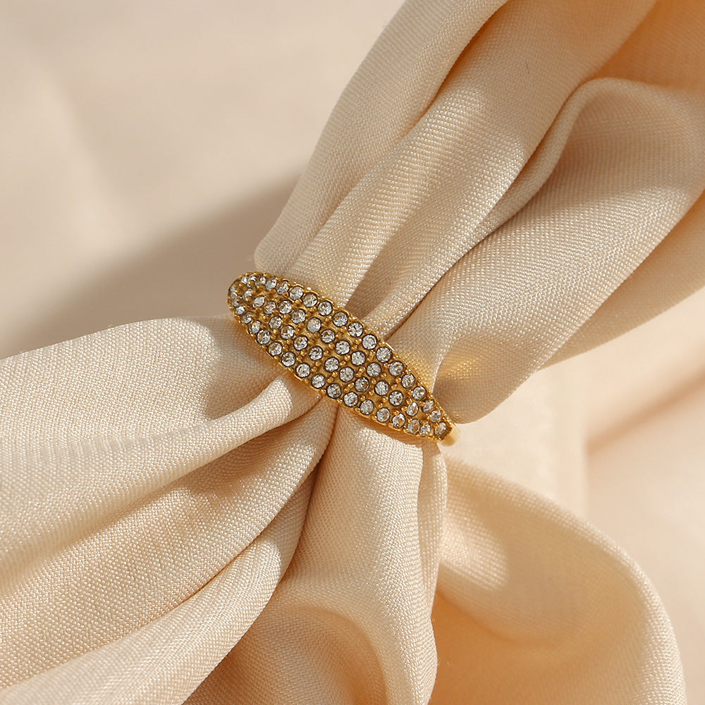 Ceaza Paved Gold Ring